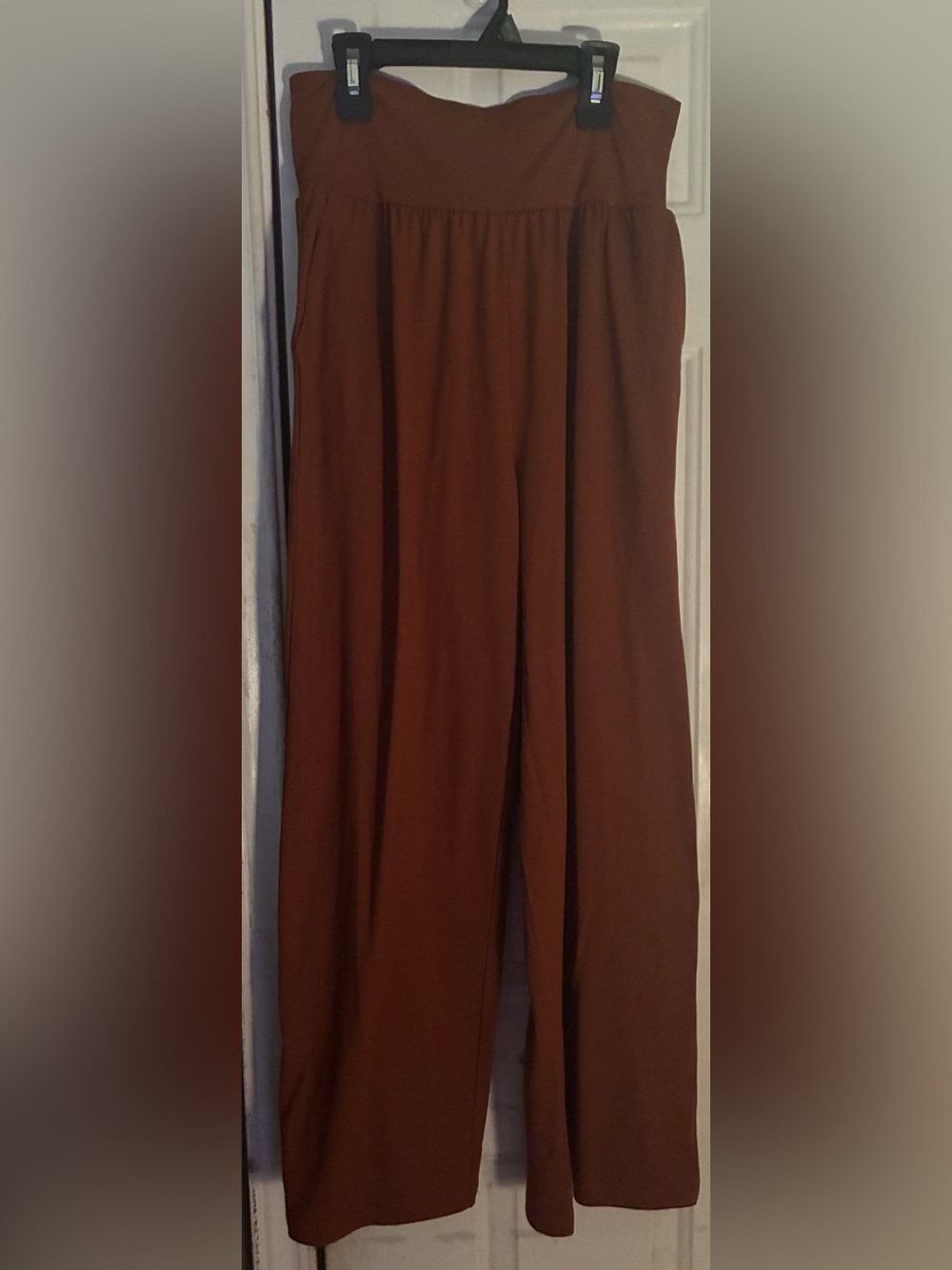 NWT Grace yoga pants pull on size large stretchy baggy